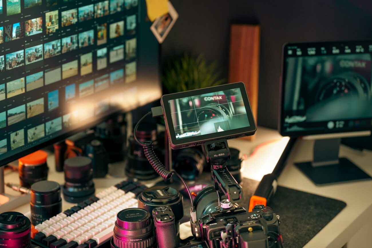Photo editing workspace